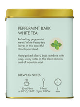 Makaibari Holiday Edition - Peppermint Bark Loose Leaf White Tea - 25gm Tin Caddy, 0.9 Ounce | USDA Certified Premium Tea - Low Caffeine White Tea | Anti-Oxidants, Immunity Booster